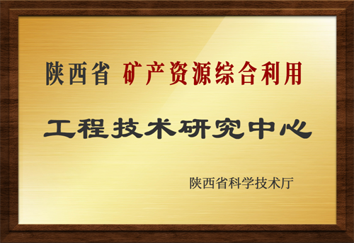 陜西省礦產(chǎn)資源綜合利用工程技術(shù)研究中心